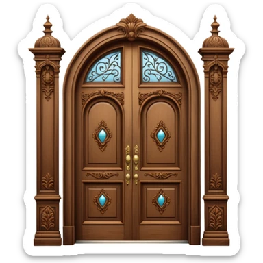 Victorian era door sticker