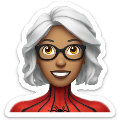 Spider-woman sticker