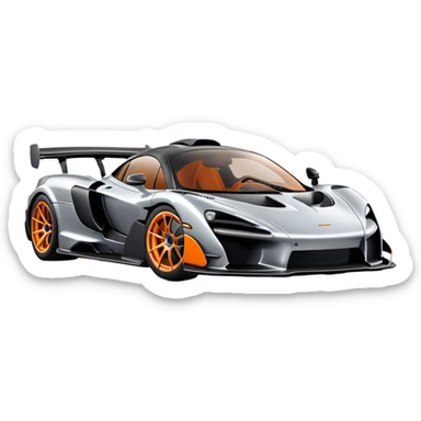 McLaren senna  sticker