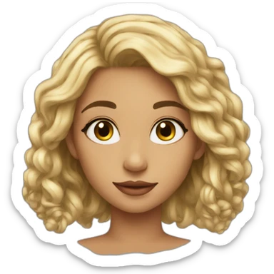 elynah the most beautiful girl  sticker