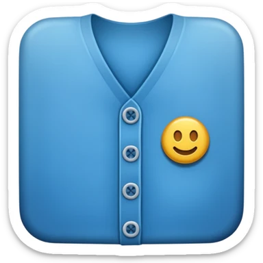 clothing button sticker