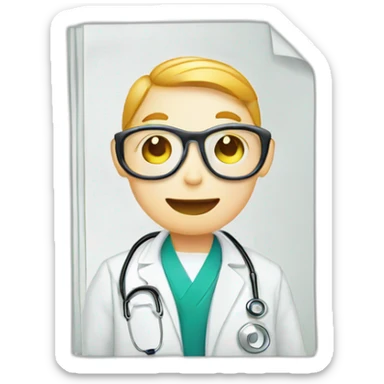 medical information document sticker