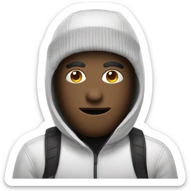 person in a ski mask  sticker