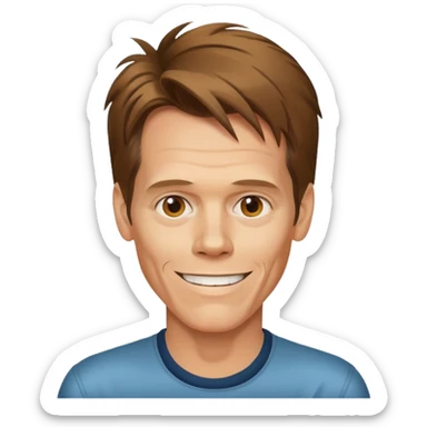 KEVIN BACON FROM FOOTLOOSE COOL FACE EMOJI sticker