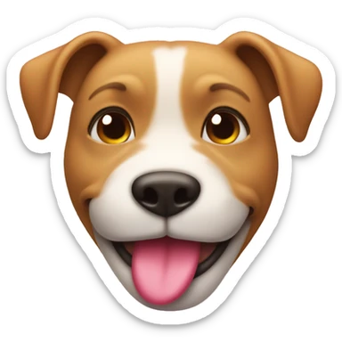 Smiley with heart eyes and drooling sticker