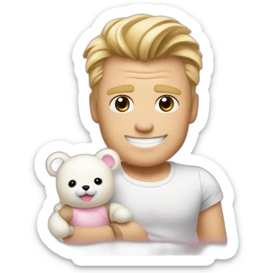 Dolph Lundgren with korilakkuma sticker