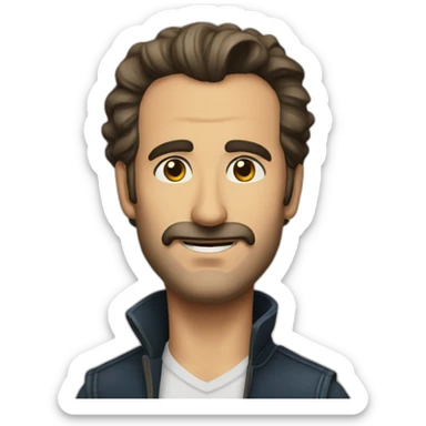 Jean du jardin sticker