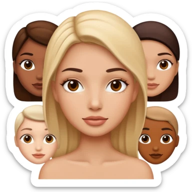 skin ilustration sticker