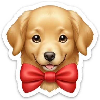 Golden retriever wishing happy Mother’s Day  sticker