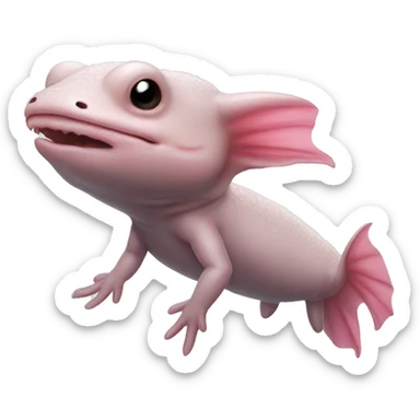 Axolotl sticker