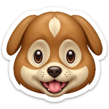 Una perro estresado sticker