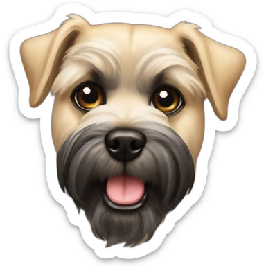 Golden Schnauzer Bichon York Pug sticker