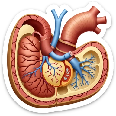 gastrointestinal anatomy sticker