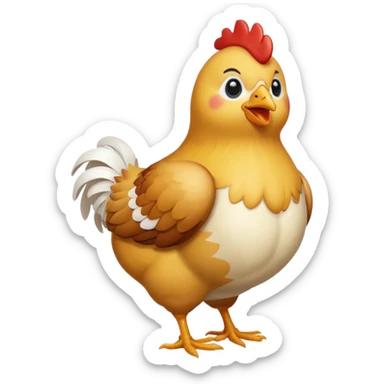 chicken sticker