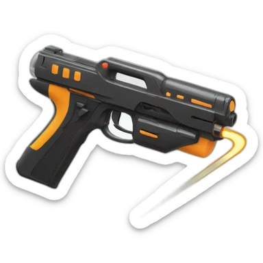 Tri lazer gun sticker