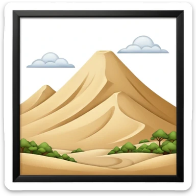 sand mountain sticker