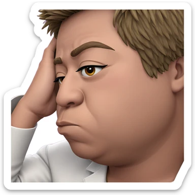 solitary journey of a man sticker