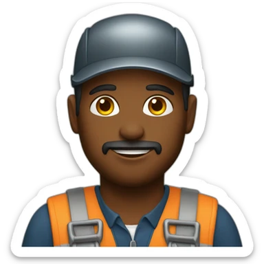 agricultural harvester driver sticker