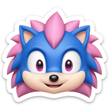 Sonic and Amy sticker