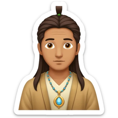 man spiritual healer and medium sticker