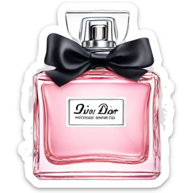 Miss dior perfume sticker