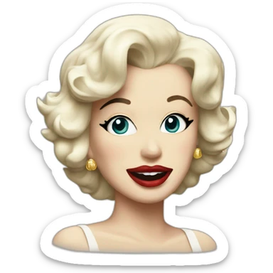 Marylin Monroe sticker