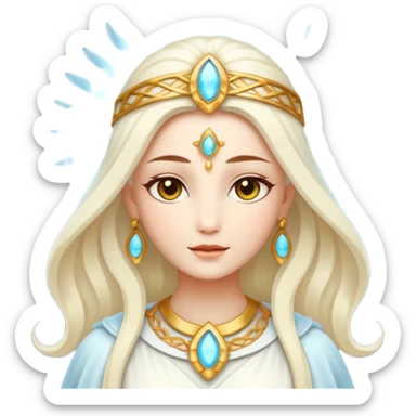 divinidad ancestral de luz sticker