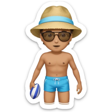 Man,  patrol swim Shorts,  l sticker