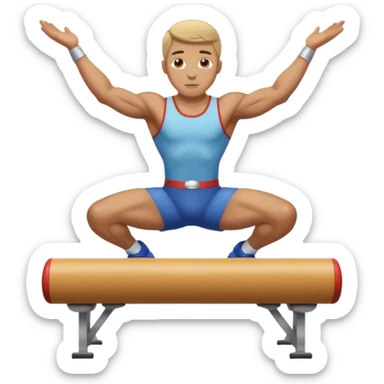 cheval d'arçon sticker