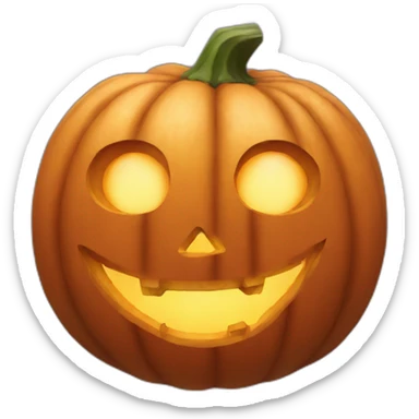 halloween pumpkin sticker