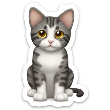 American Wirehair Cat sticker