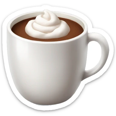 Hot coco sticker