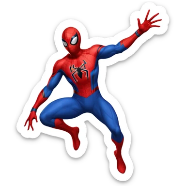 Spider-Man superhero sticker