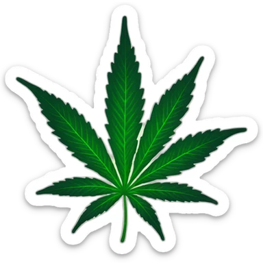 Smoking medical marijuana sticker