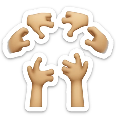 An emoji that symbolizes cooperation and teamwork within the Social Mining community.
Features: Two or more hands shaking, interlocking puzzle pieces, or characters working together on a project.
Emotion: Unity, collaboration, partnership. sticker