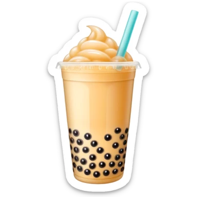 Bubble tea sticker