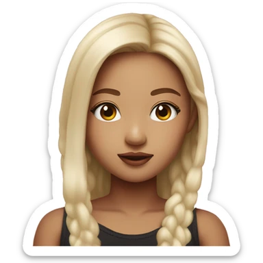 the girl who looks like Jennie for blackpink sticker