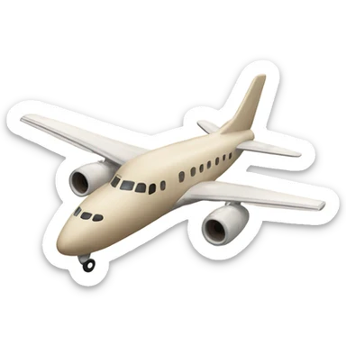 Avion beige sticker