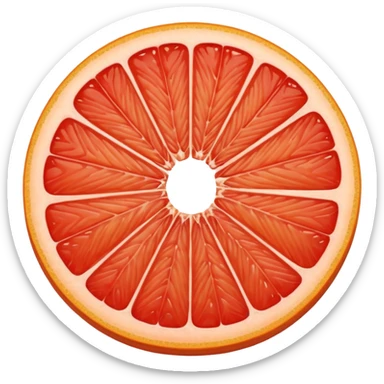 grapefruit sticker