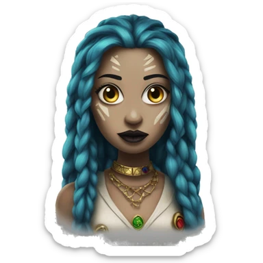 Enchantress from the movie suicide squad  sticker