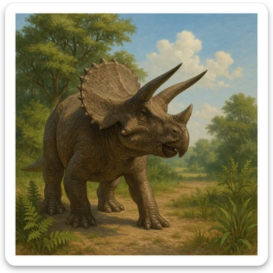 Triceratops sticker