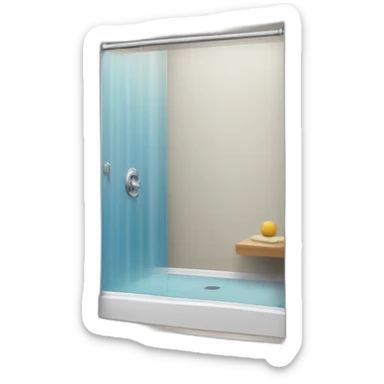bathroom shower sticker