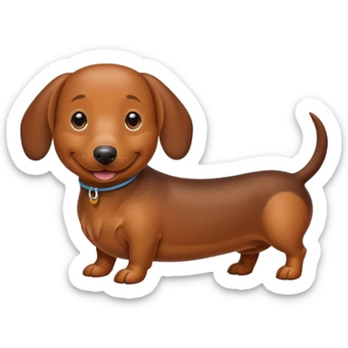 Wiener dog  sticker