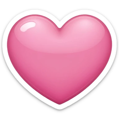 Pink fancy heart sticker