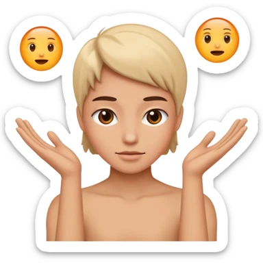 Change the pose  sticker