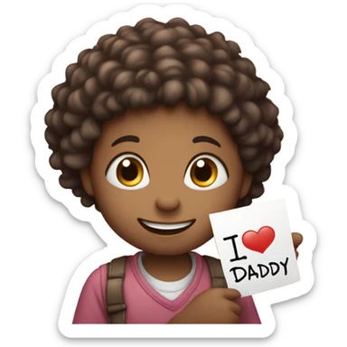 I love Daddy sticker
