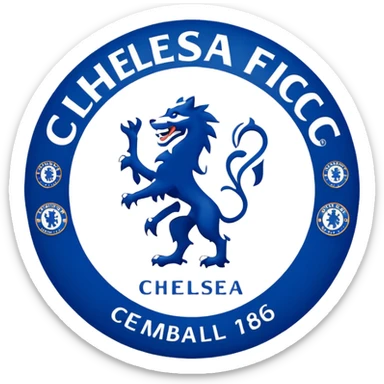 Chelsea FC logo sticker