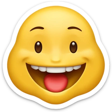 joli emoji bouche fermée sticker