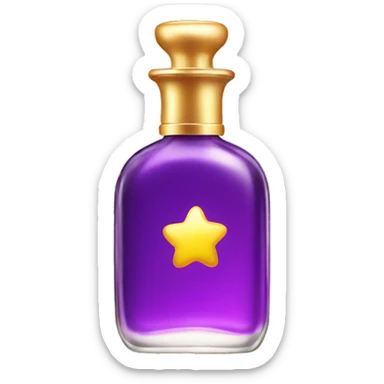 Bottle perfume  sticker
