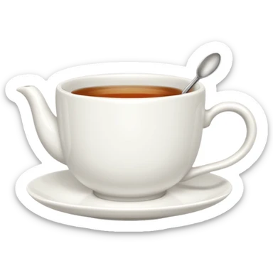 tea cup sticker